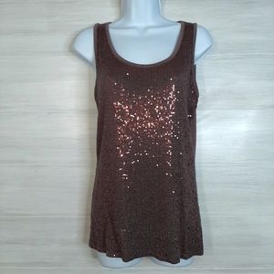 Maurices sequence top, size Large, pale purple,  no sequence missing,  NWOT